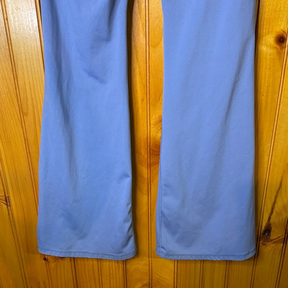 Yogalicious Lux Madison Crossover Flare Pants in Periwinkle - Picture 8 of 8